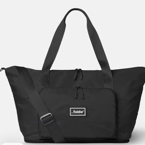 Foldie Black Travel Tote Bag